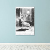 Toile Série "Les Bas-Bleus", O Moon (Insitu (Plancher de Bois))