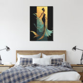 TOILE SÉRIE MERMAID NOIR #1 (Insitu(Chambre))