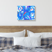 Toile series blue emotions - abstract 977 (Insitu(Chambre))