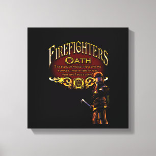 Toile Serment de sapeurs-pompiers