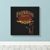 Toile Serment des pompiers (Insitu (Plancher de Bois))