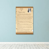 Toile Serment Hippocratique (Insitu (Plancher de Bois))