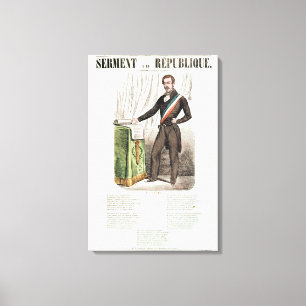 Toile Serment une La Republique',