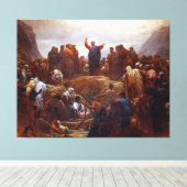 Toile Sermon sur le Mont (Insitu (Plancher de Bois))