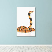 Toile Serpent corail africain (Aspidelaps lubricus) (Insitu (Plancher de Bois))