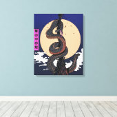 Toile Serpent dans l'Herbe (Insitu (Plancher de Bois))