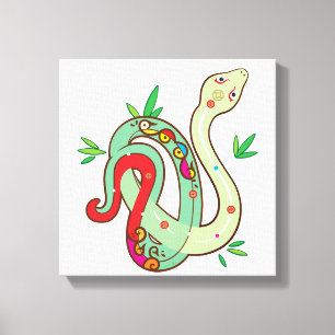 Toile Serpent d'argent