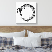 Toile Serpent D'Eau, Mimbres Poterie Design (Insitu(Chambre))