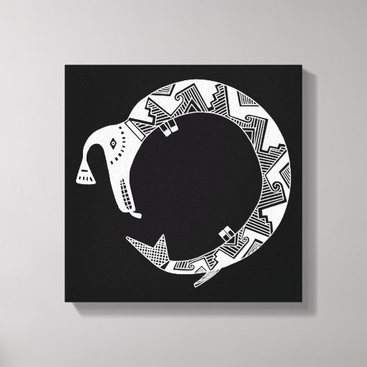 Toile Serpent D'Eau, Mimbres Poterie Design (Recto)
