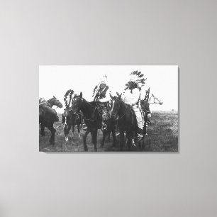 Toile Serpent fou rassemblant ses guerriers