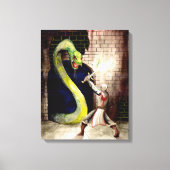 Toile "Serpent géant" - Peinture originale par art imagi (Recto)