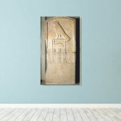 Toile Serpent king stela, c.3000 av. J.-C (calcaire) (ég (Insitu (Plancher de Bois))