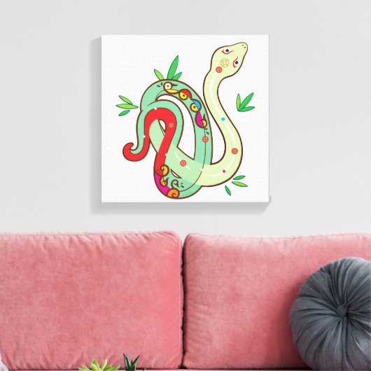 Toile Serpent monétaire (Insitu(Salon))