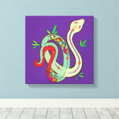 Toile Serpent monétaire (Insitu (Plancher de Bois))