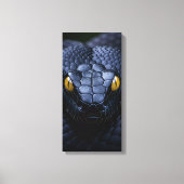 Toile Serpent noir (Recto)