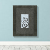 Toile Serpent/Serpent Sumi-e (Insitu (Plancher de Bois))