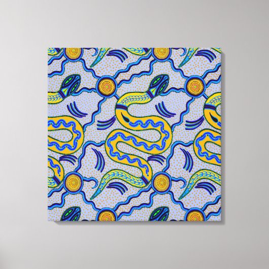 Toile Serpent tribal (Recto)