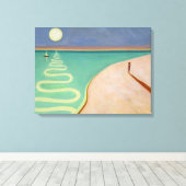 Toile Serpentine Sunset 2004 (Insitu (Plancher de Bois))