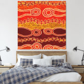 Toile Serpents autochtones. (Insitu(Chambre))