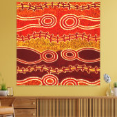 Toile Serpents autochtones. (Insitu(Salon))