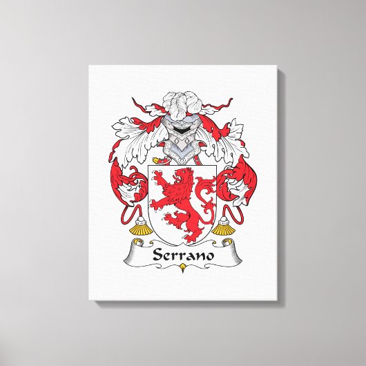 Toile Serrano Family Crest (Recto)