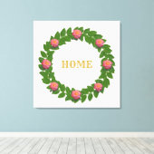 Toile Serre et roses roses roses (Insitu (Plancher de Bois))