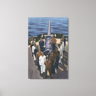 Toile Servant de canon dans la formation de victoire -