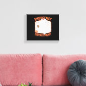 Toile Service d'urgence Funny Halloween Nurse Essenti (Insitu(Salon))