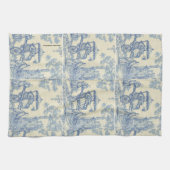 Toile -- Serviette de thé bleue (Horizontal)