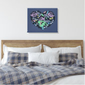 Toile Sésame Sésame | Comte von Count Doodle Heart (Insitu(Chambre))