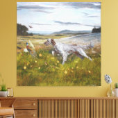 Toile Set anglais avec faisans, art (Insitu(Salon))