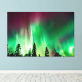 Toile Set de table aurora borealis aurora borealis (Insitu (Plancher de Bois))