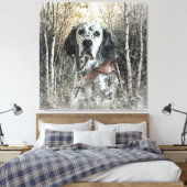 Toile Setter anglais (Insitu(Chambre))