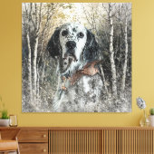 Toile Setter anglais (Insitu(Salon))