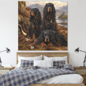 Toile Setter Gordon avec faisans, Art (Insitu(Chambre))