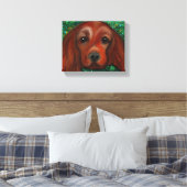 Toile Setter rouge irlandais (Insitu(Chambre))