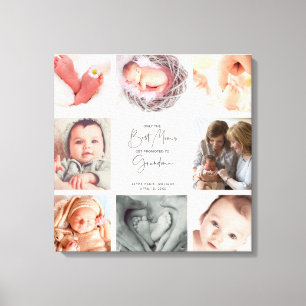 Toile Seul le meilleur collage photo de mamans Grand-mèr