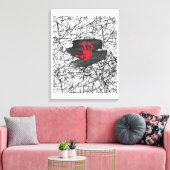 Toile Seulement dans le vide de l'univers (Insitu(Salon))