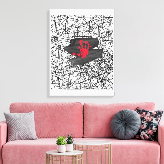 Toile Seulement dans le vide de l'univers (Insitu(Salon))