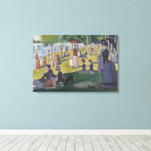 Toile Seurat dimanche La Grande Jatte Beaux-Arts