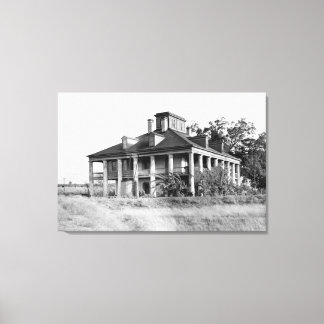 Toile Seven Oaks Plantation, Westwego LA Canvas Imprimer