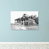 Toile Seven Oaks Plantation, Westwego LA Canvas Imprimer (Insitu (Plancher de Bois))