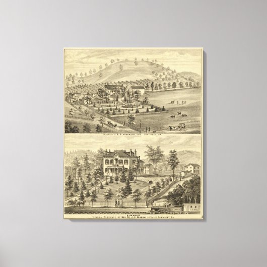 Toile Sewickley Pennsylvanie (Recto)