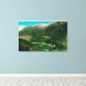 Toile Sewing, Alaska Area Famous Railroad Loop (Insitu (Plancher de Bois))