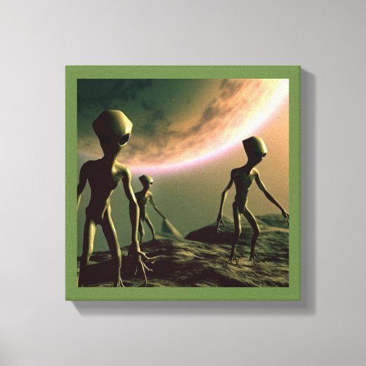 Toile SF Aliens Gris 2 (Recto)