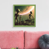 Toile SF Aliens Gris 2 (Insitu(Salon))