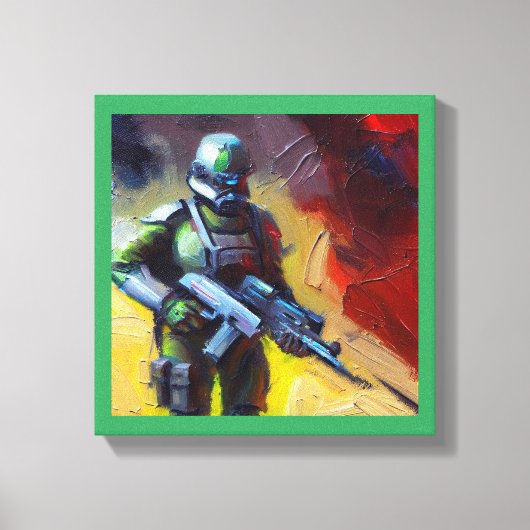 Toile SF - Héros Militaire 2 (Recto)