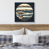 Toile SF Jupiter Gravure sur bois 4 (Insitu(Chambre))