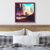 Toile SF Ville sur une planète étrange 3 (Insitu(Chambre))