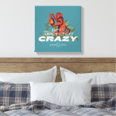 Toile Sh*t est sur le point de devenir fou - Le Lotus Bl (Insitu(Chambre))